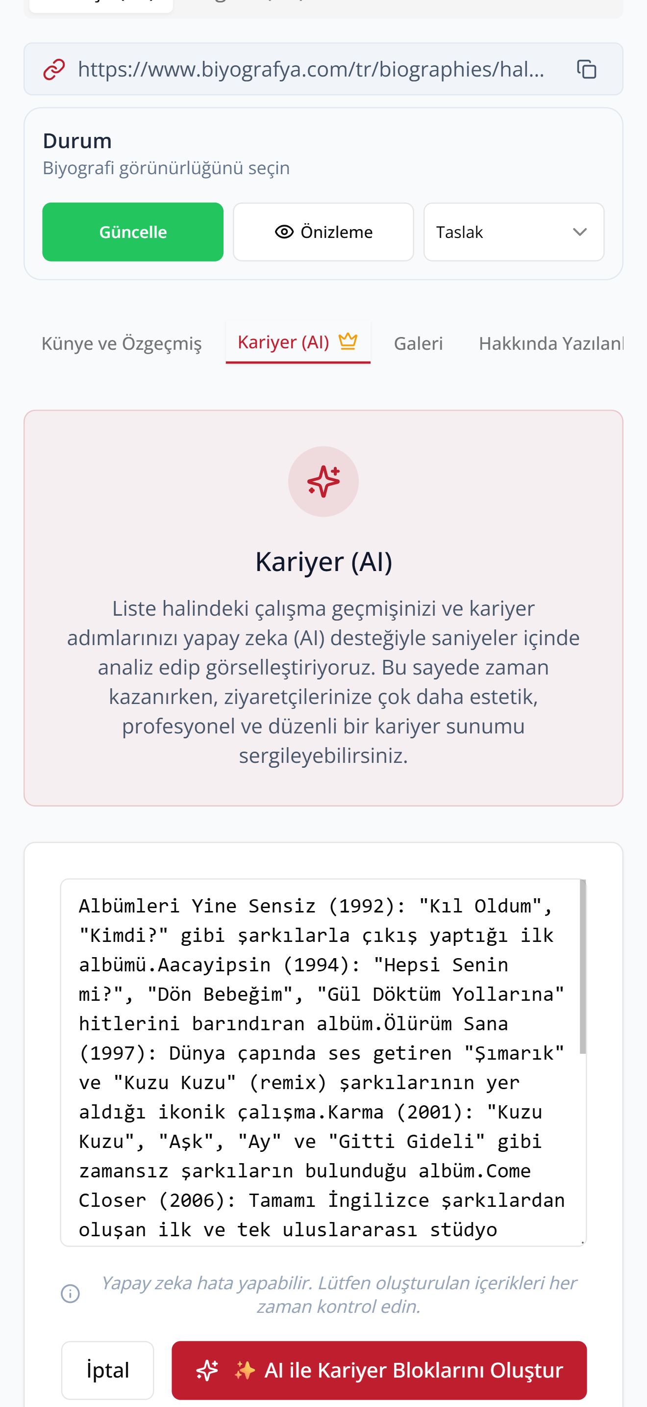 AI Kariyer Ekranı 1